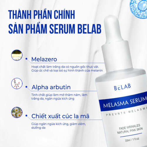 BELAB MELASMA SERUM MỜ NÁM, DƯỠNG DA 2 belab melasma serum