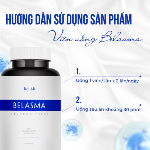 VIÊN UỐNG TRẮNG DA, MỜ NÁM BELAB BELASMA 3 viên uống trắng da, mờ nám