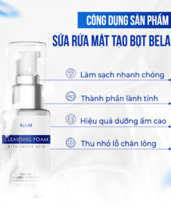 sữa rửa mặt tạo bọt